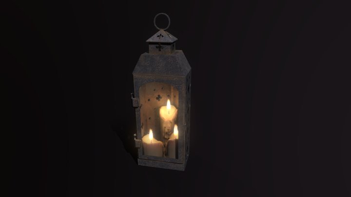 Iron Lamp 3D Model