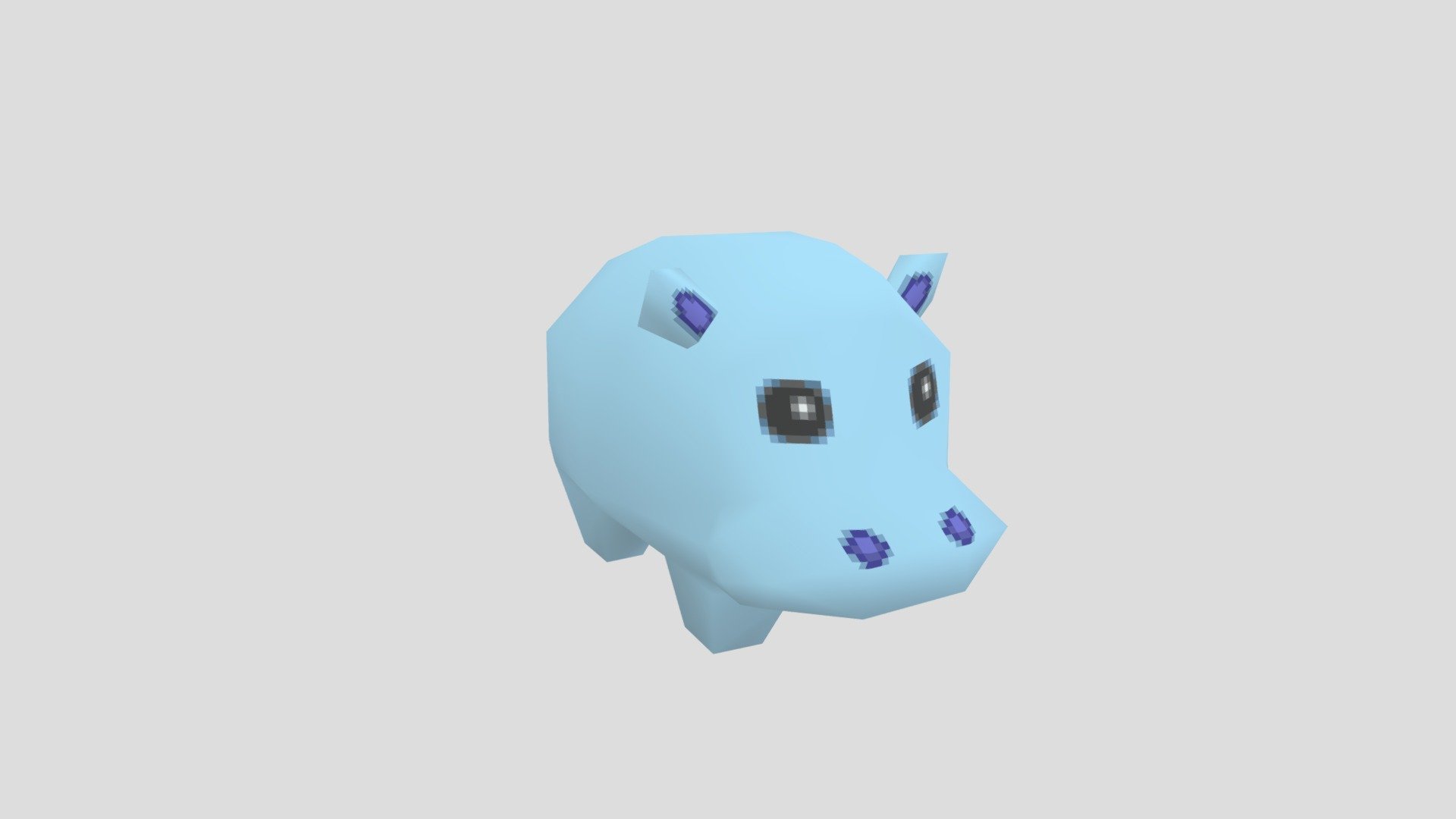 DS D Si - My Sims Kingdom - Hippos - Download Free 3D model by U.A.C ...