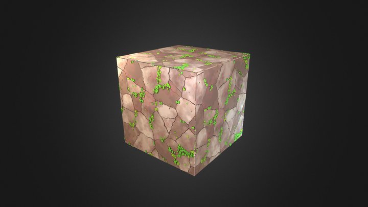 Stylized Floor Material 3D Model
