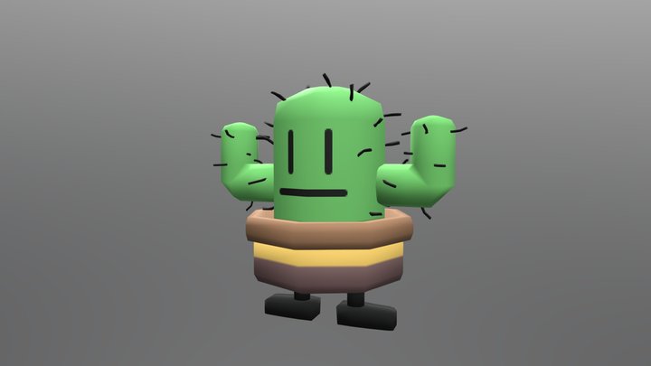 Cactus V1 3D Model