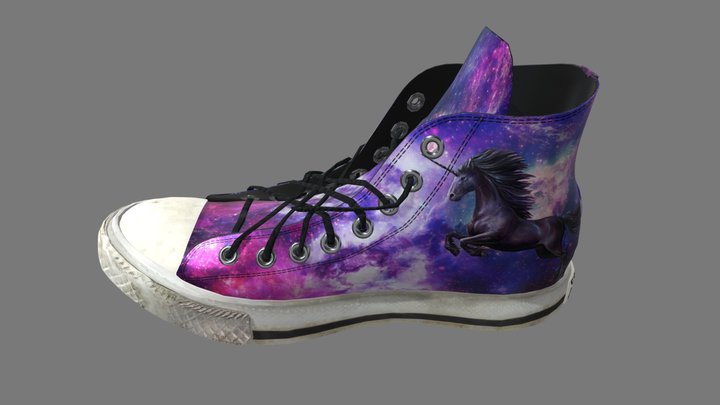Unicorn Shoe 3D Model