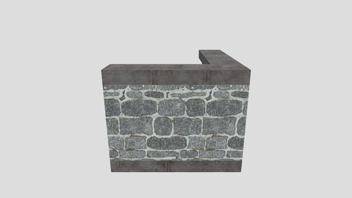 corner wall 3D Model