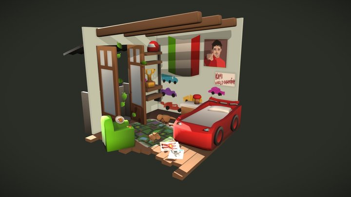 1DAE_Kesteloot_Hanne_GameArt_Exam 3D Model