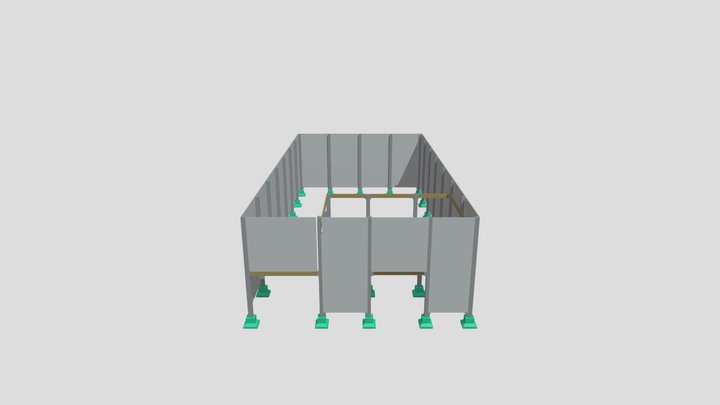 Modelagem Estrutural 3D - Michel Salem 3D Model