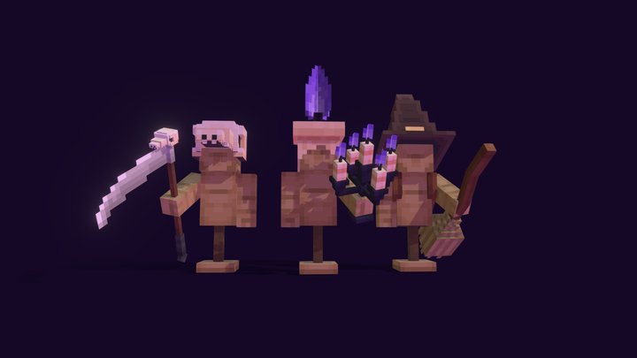 Halloween Cosmetics Pack 3D Model