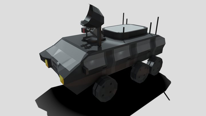 Military Car 3D Model