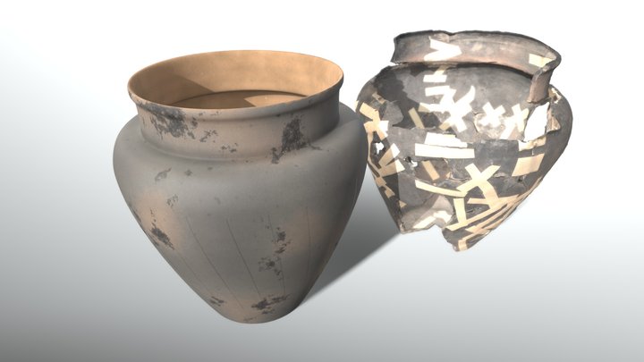Iron Age pot - digital reconstruction 3D Model