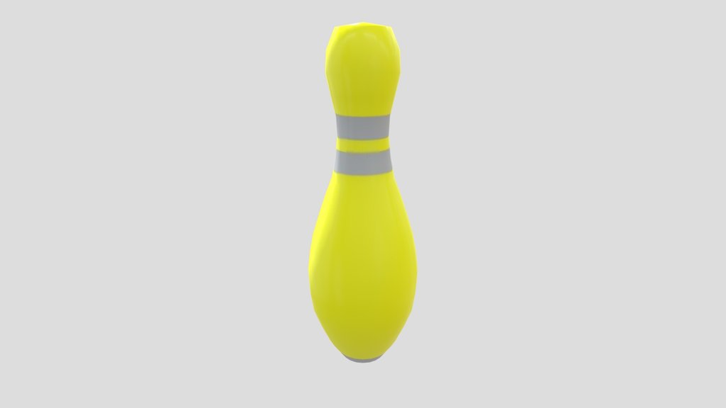 Yellow Bowling Pin