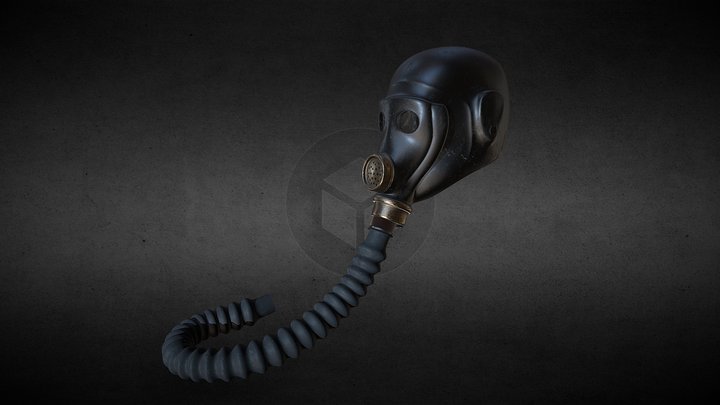 Gas mask 2 3D Model