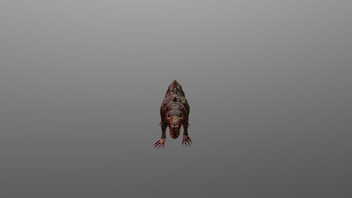 Rat Mutant 3D Model