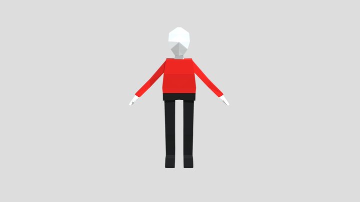 Kinda low-poly-ish fella 3D Model