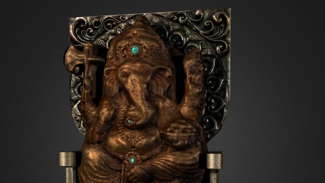 Ganesha ; Indian God 3D Model