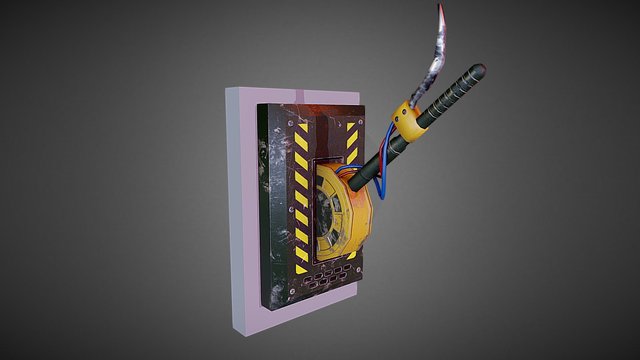 Hydraulic Lever 3D Model