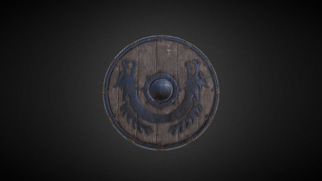 Viking Shield 3D Model