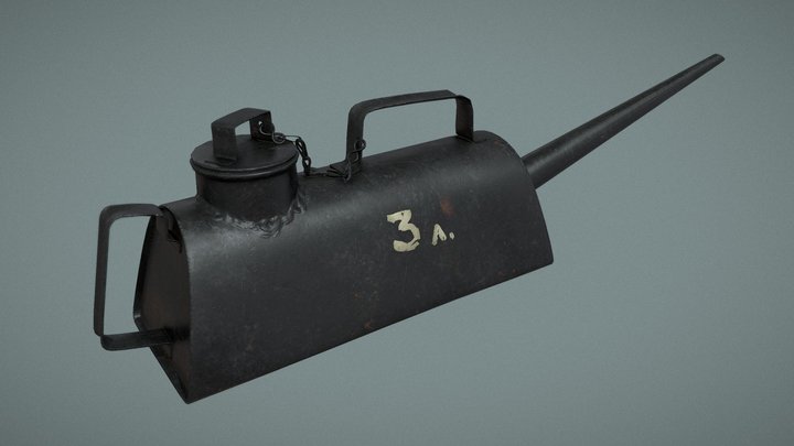 Axle Boxes Oiler 3D Model