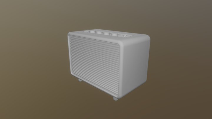 Miniature Amplifier 3D Model