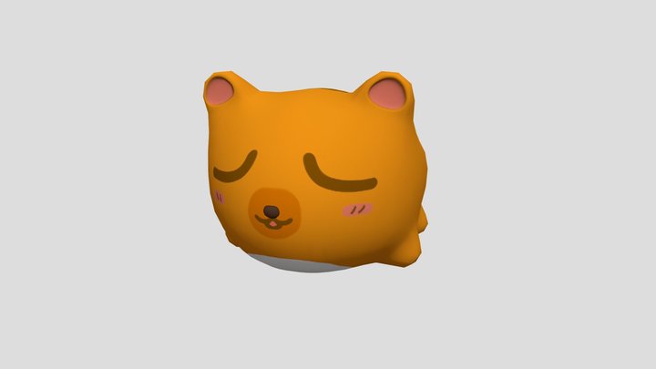 SnuggleBuddy Bear-Cat 3D Model