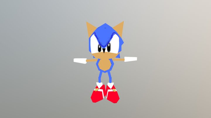 Sonic (Sonic 64) 3D Model