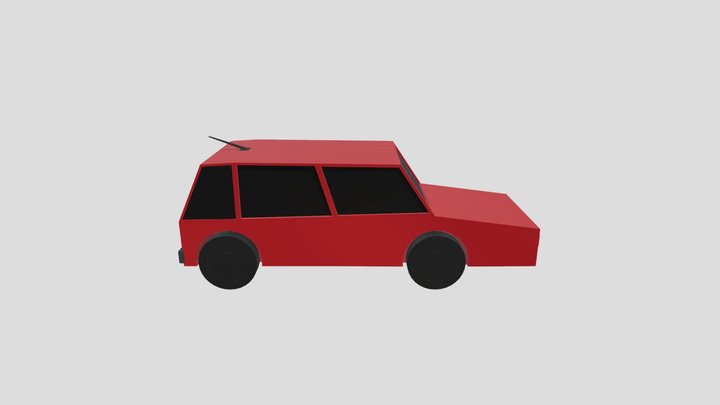 Classic Car 3D Model