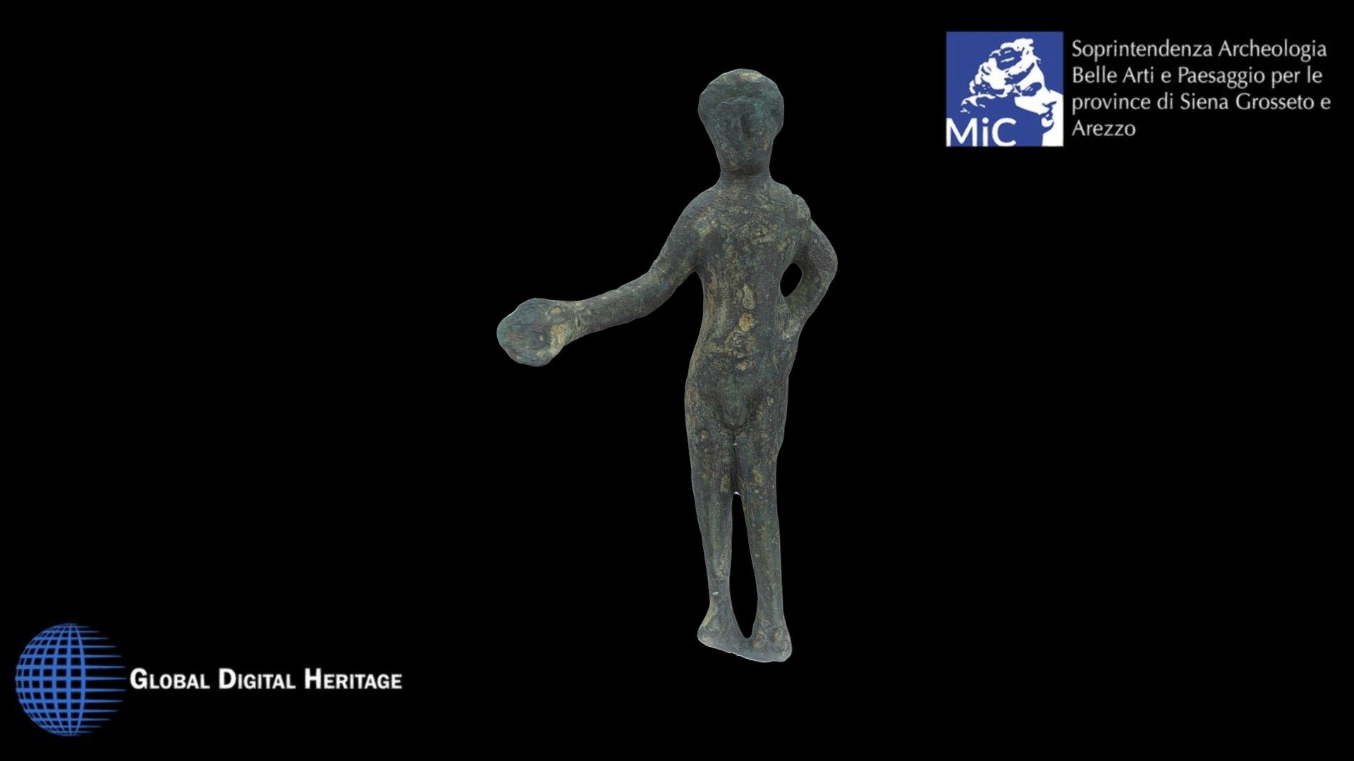 Bronze figurine, Campo Muri, Asciano