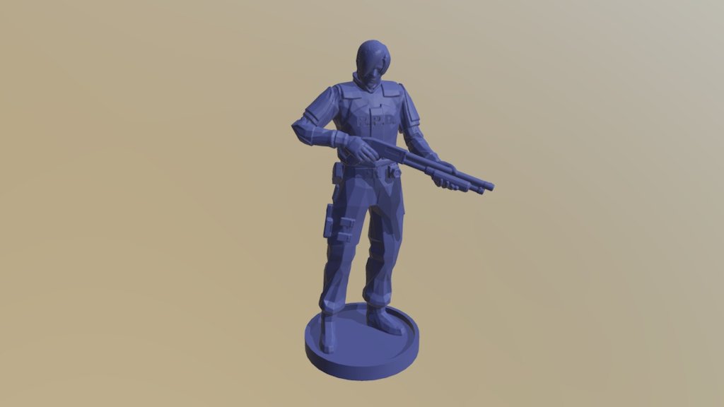 Leon Scott Kennedy RE2 Zombicide Survivor