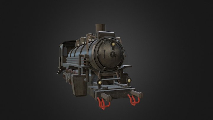 Steam Trian 3D Model