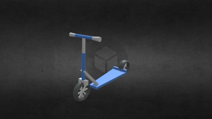 Kid's Scooter 3D Model