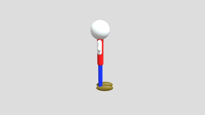 Gaffer 3d Model Rigged