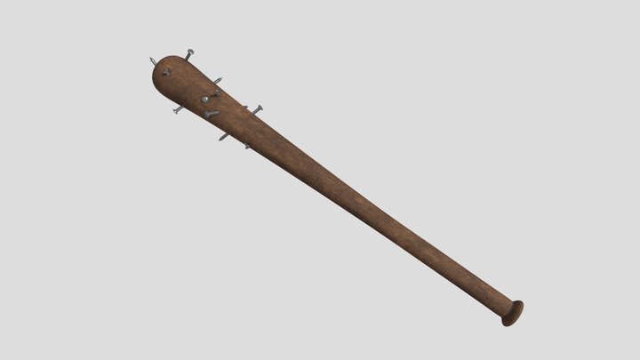 Bate Clavos Pintados 3D Model