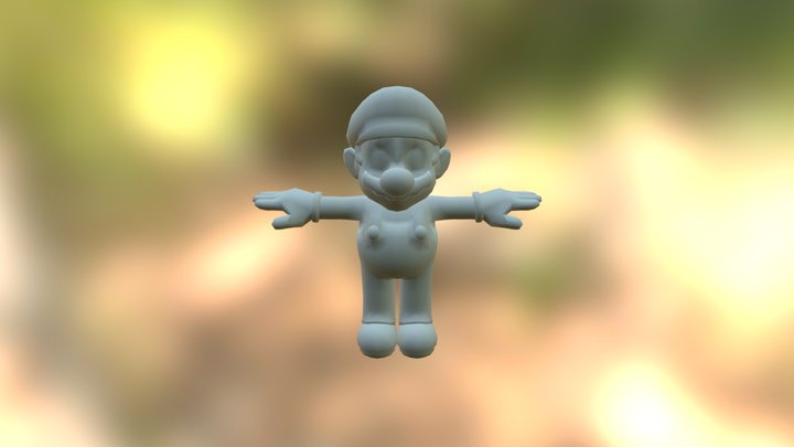 Wii U - Mario Kart 8 - Metal Mario 3D Model