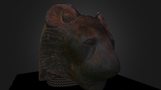 Sekhmet head 3D Model