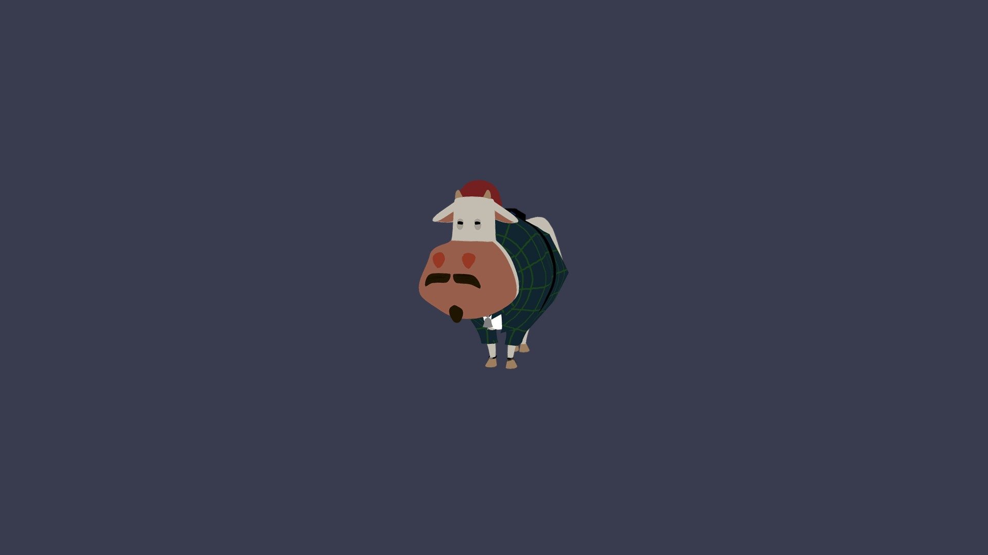 Weather Cows 'Failed Artist' character - 3D model by lajy100 [1b85741 ...