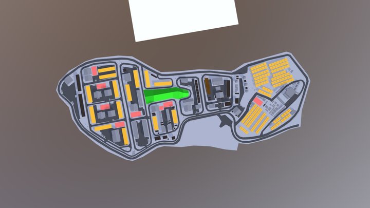 Samos Detention Camp Reconstruction 3D Model