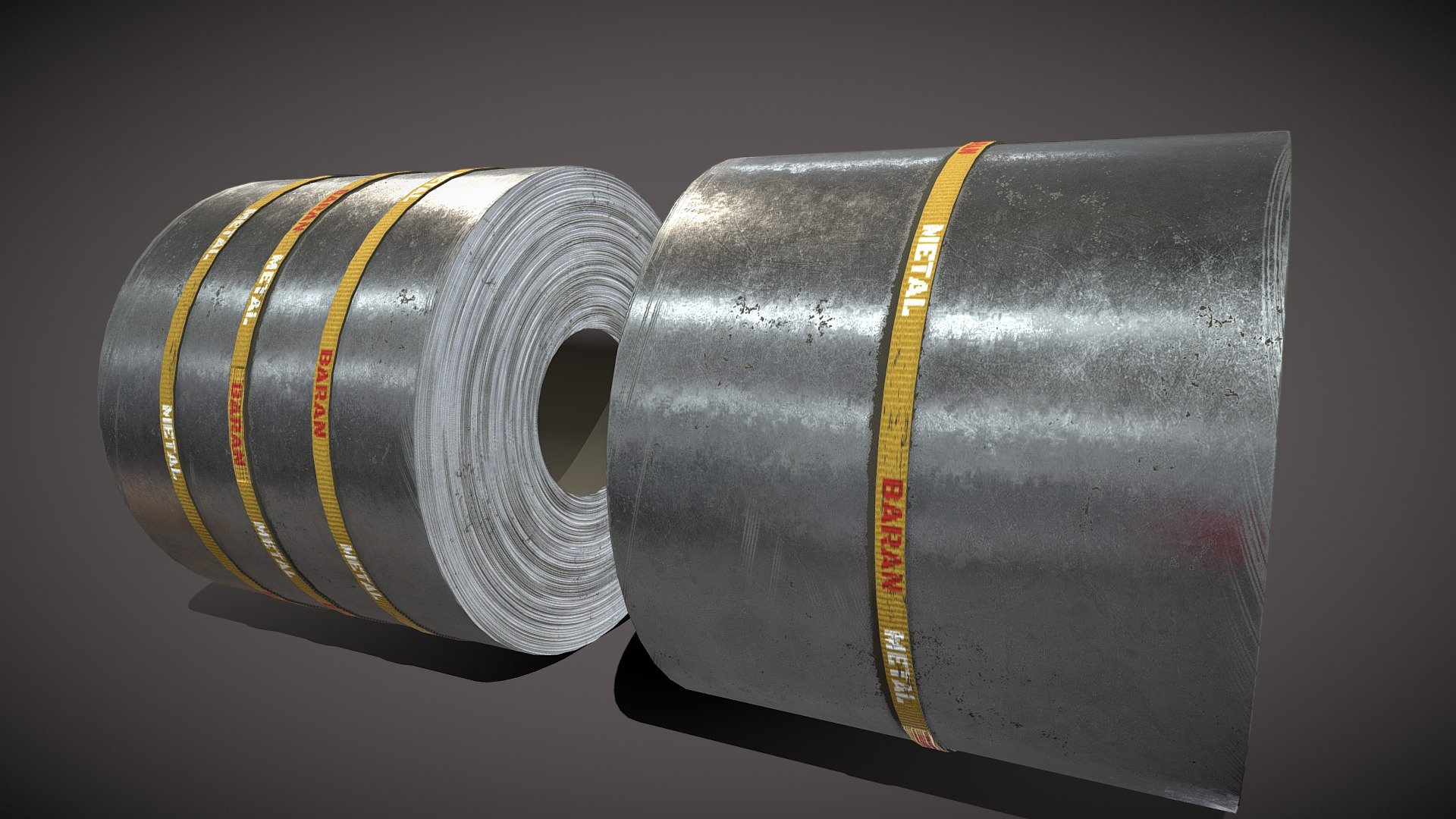 metallic Pallet factory Store Download Free 3D model by Mehdi