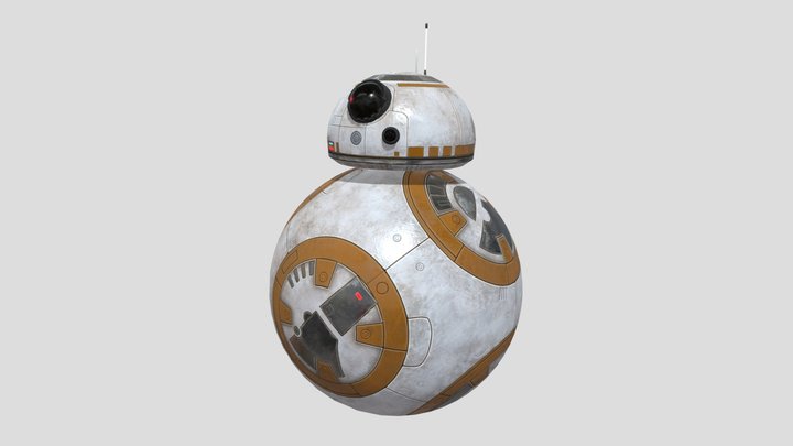 Star Wars BB-8 Robot Droid 3D Model