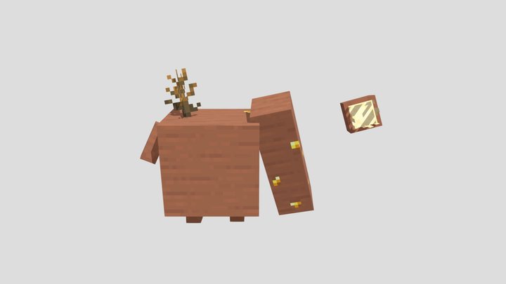 Terracota golem 3D Model