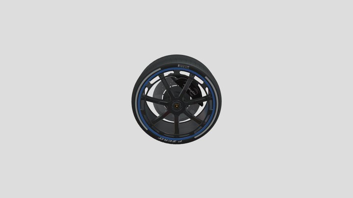 Lamborghini tire 3D Model