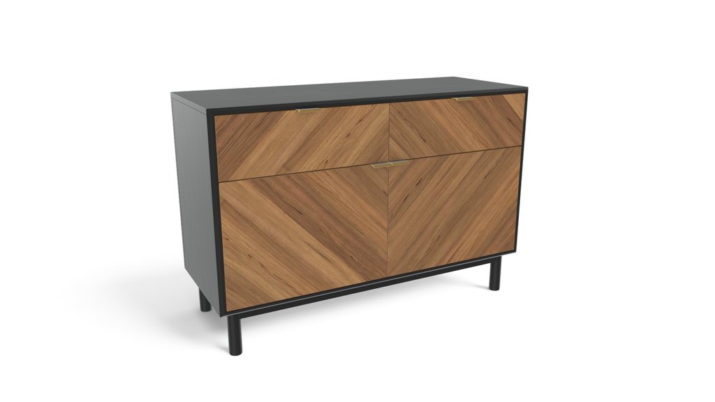 Belgrave Sideboard, Dark Stained Oak
