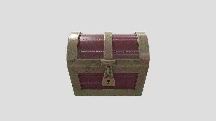 Treasure Chest 3D Model