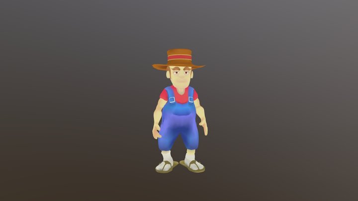 Farmer 3D Model