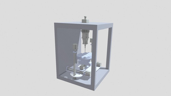 CNC Machine 3D Model