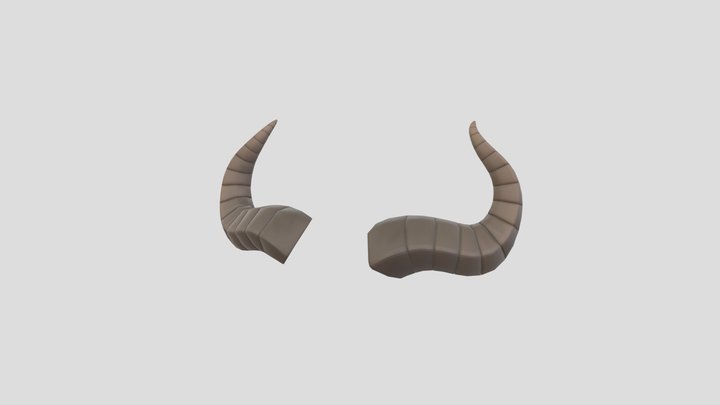 Satan Horn 3D Model