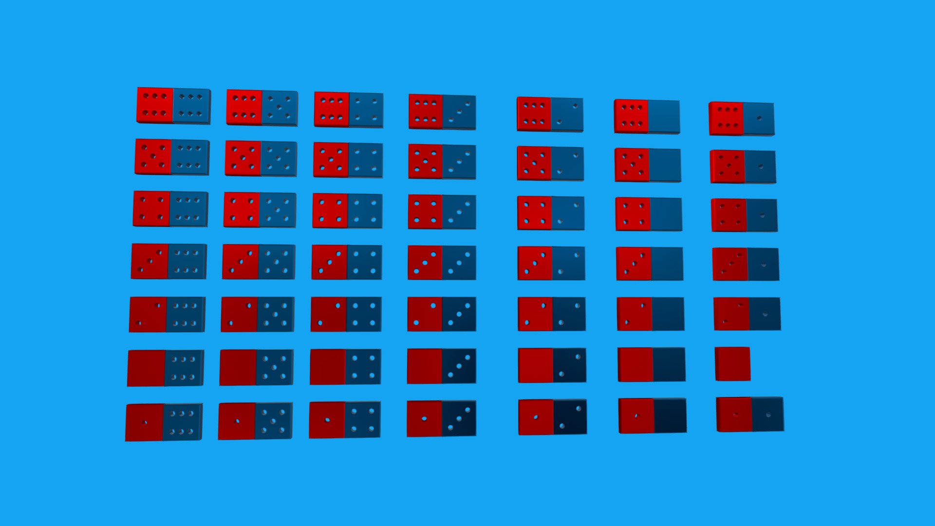 Domino set - 3D model by fasteng [1b8afbd] - Sketchfab