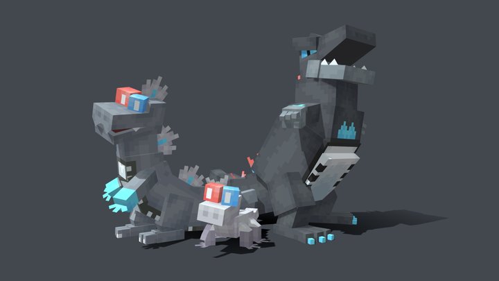 Cinepta, Zillanema, and Godthrilla 3D Model