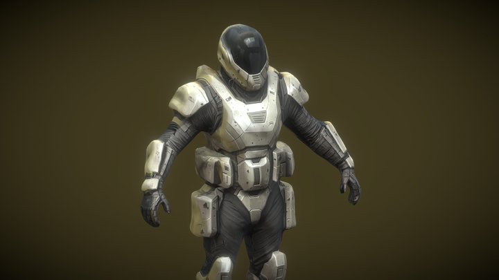 Si- Fi Character №2 3D Model