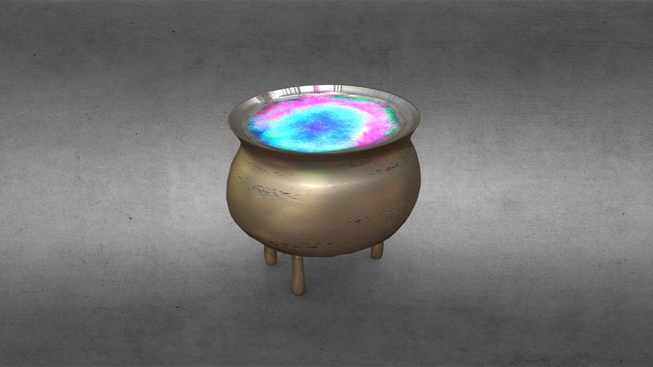 Delia's Cauldron 3D Model