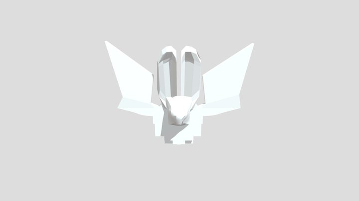 Low Poly Bat Alexia 3D Model
