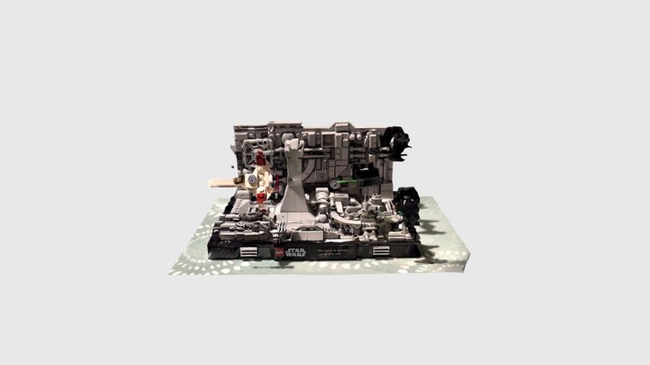 Lego Death Star trench run 3D Model