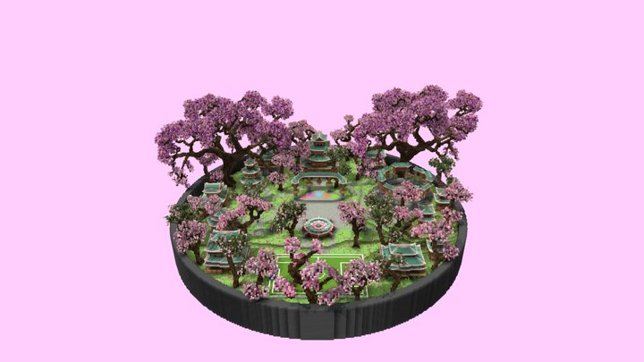 Lobby - Oriental Spawn Map 250x250 v1.0 3D Model