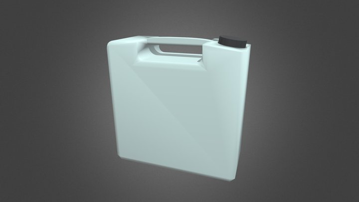 jerry can water plastic 3D Model